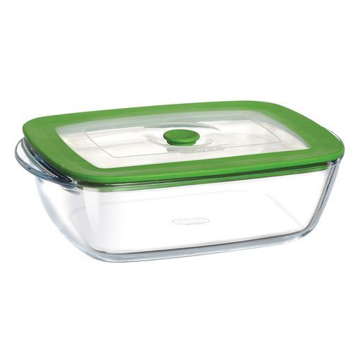 Pyrex 4 1 Plus schotel glas 2,6 liter - Incl.deksel met stoomventiel kopen ? Kookwens.nl